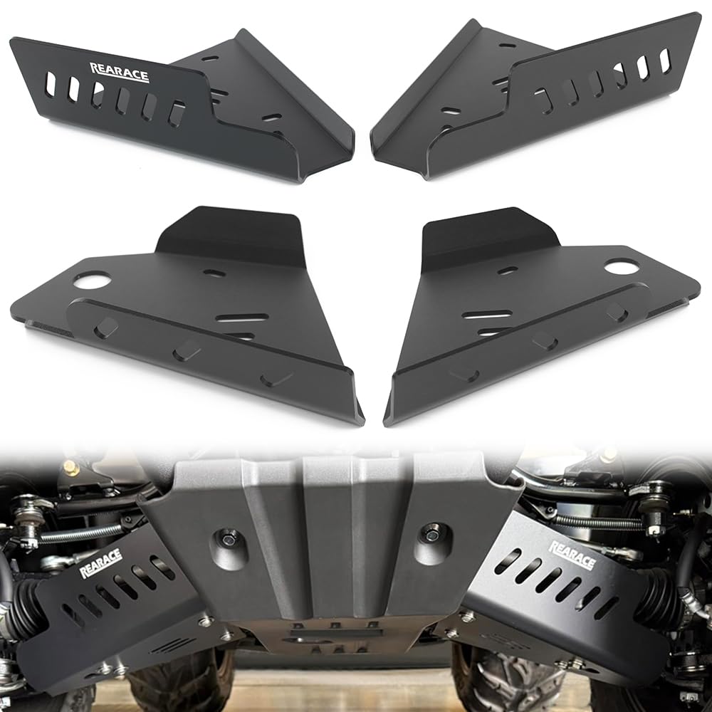Amazon.com: REARACE Front and Rear A-Arm Guards, 4mm Aluminum